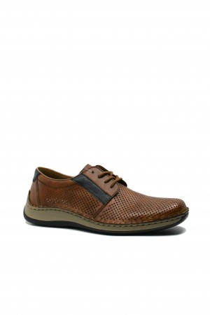 Pantofi bărbați casual Rieker maro din piele naturală RIK05202-22