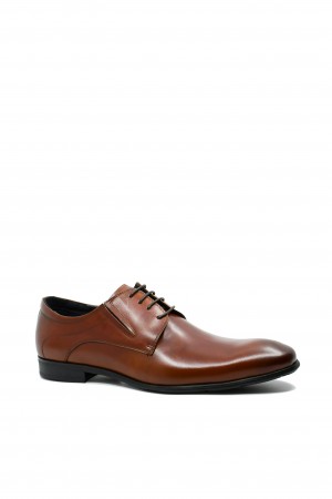 Pantofi eleganți Eldemas maro roșcat din piele naturală FNX550-027