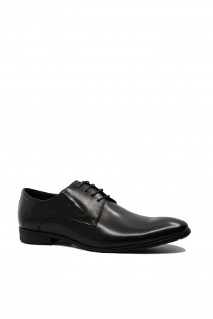 Pantofi eleganți Eldemas negru clasic din piele naturală