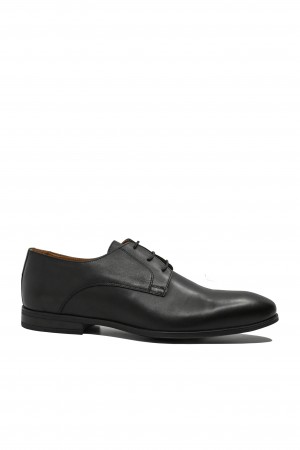 Pantofi eleganți derby Dogati negri din piele naturală MIR12097N